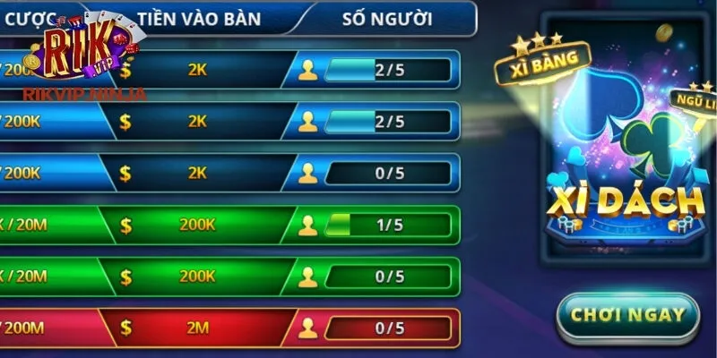 Xì Dách Rikvip - Tựa Game Hấp Dẫn Bậc Nhất 2025 9 Xì Dách Rikvip