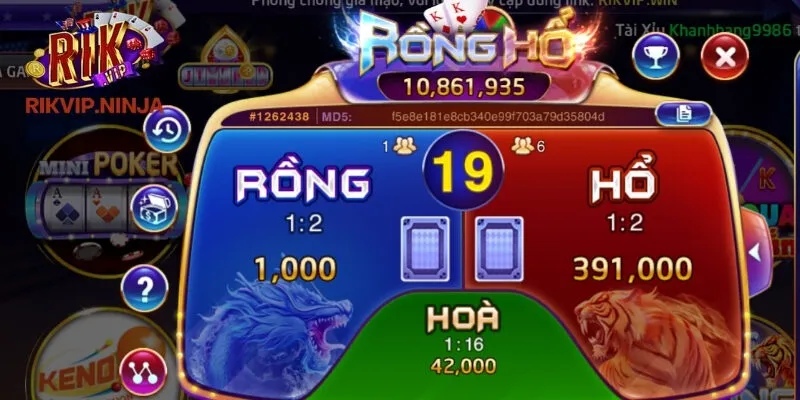 Rồng hổ Rikvip