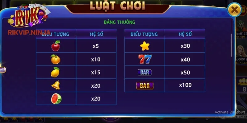 Mẹo chơi xèng hoa quả RikVip hiệu quả để gia tăng cơ hội trúng thưởng