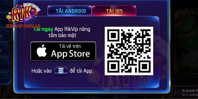 Tải App Rikvip - Hướng Dẫn Chi Tiết Từ A-Z Cho Tân Binh 4 Hướng dẫn tải app Rikvip trên IOS và Android chi tiết