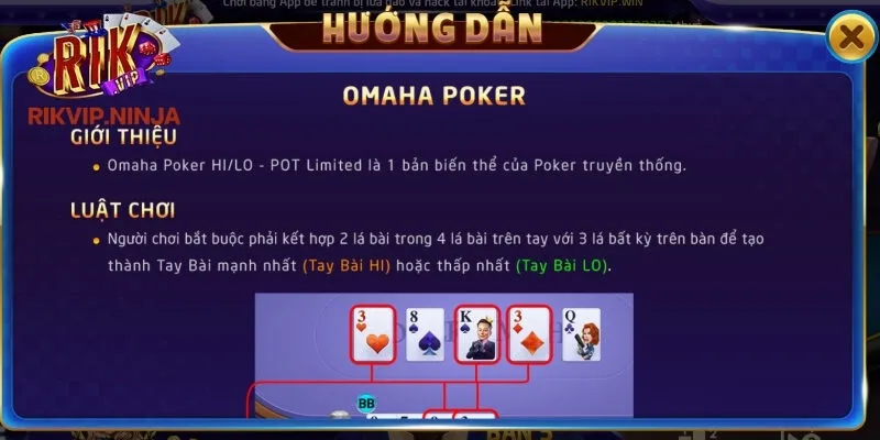 Omaha Poker - Những Điều Cơ Bản Cần Nắm Trước Khi Chơi 3 Những nguyên tắc cơ bản trong cách chơi Omaha Poker