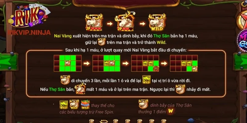 Thợ Săn Na Vàng Rikvip - Game Kiếm TIền Hàng Đầu 2025 3 Hướng dẫn cách chơi game Thợ Săn Na Vàng Rikvip