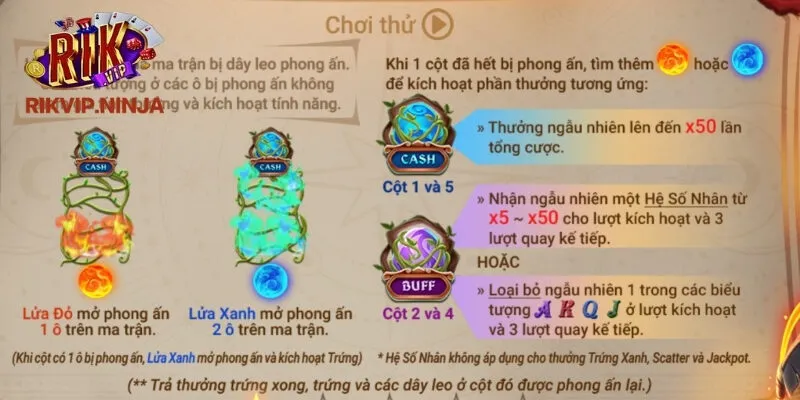 Giới thiệu giao diện game Ngọn Lửa Phượng Hoàng Rikvip