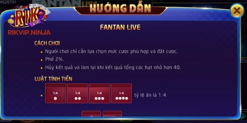 Fantan Live Rikvip – Cái Tên Gây Bão Trong Làng Game 2025 4 Cách chơi Fantan Live Rikvip dễ nắm bắt cho người mới gia nhập