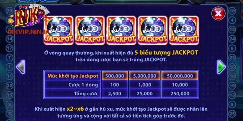 Cách tham gia trò chơi quay hũ Dance Rikvip chi tiết từ A đến Z