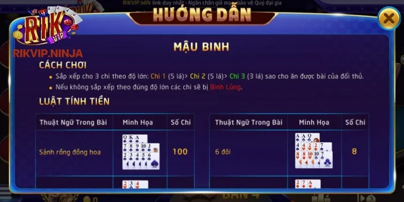 Mậu Binh Rikvip – Tựa Game Bài Chiến Thuật Đỉnh Cao 5 Bí quyết chơi mậu binh Rikvip chuẩn từ những tay chơi lão luyện