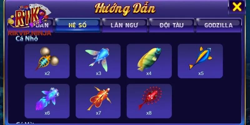 Top game bắn cá hấp dẫn nhất tại Rikvip mà bạn phải thử