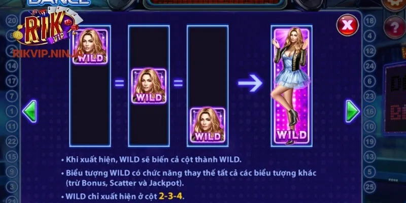 Những nét nổi bật khiến Dance Rikvip thu hút người chơi