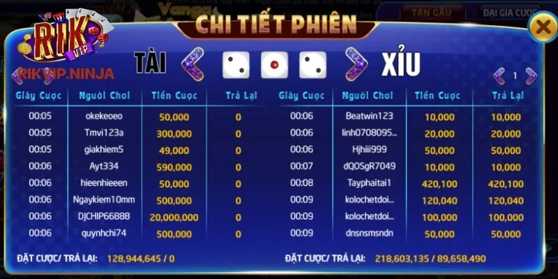 Hướng dẫn chơi tài xỉu Rikvip dành cho tân thủ