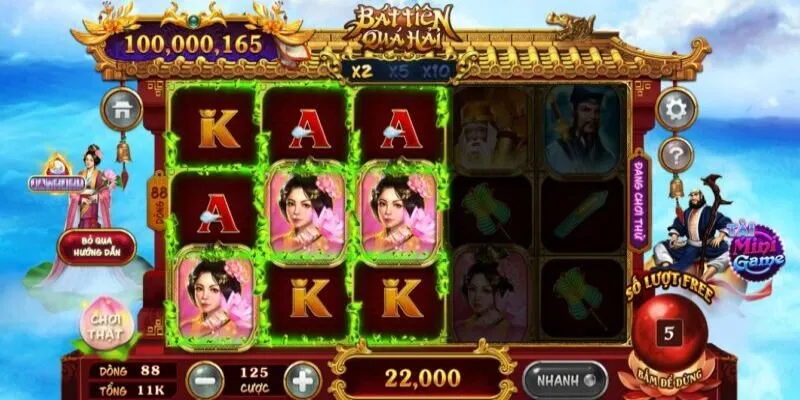 Bát Tiên Quá Hải Rikvip – Slot Game Hấp Dẫn Và Dễ Trúng Thưởng
