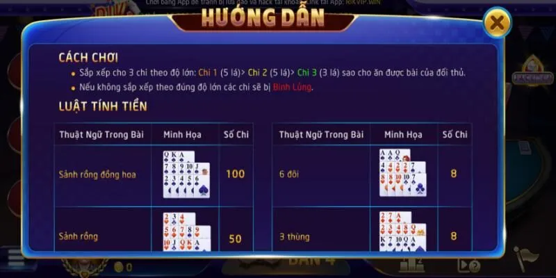 Mậu Binh Rikvip – Tựa Game Bài Chiến Thuật Đỉnh Cao 4 Hướng dẫn chơi mậu binh Rikvip đơn giản