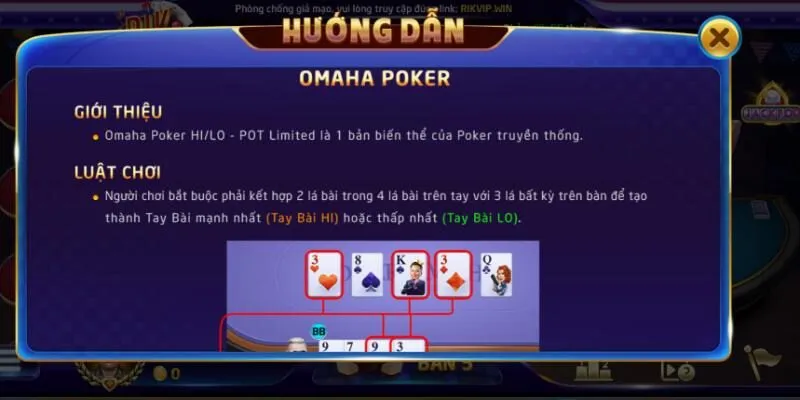 Omaha Poker - Những Điều Cơ Bản Cần Nắm Trước Khi Chơi 3 Những nguyên tắc cơ bản trong cách chơi Omaha Poker