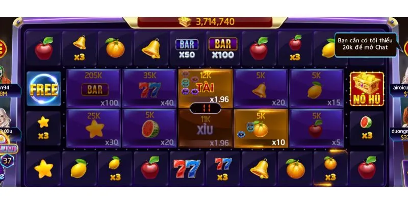 Xèng hoa quả Rikvip